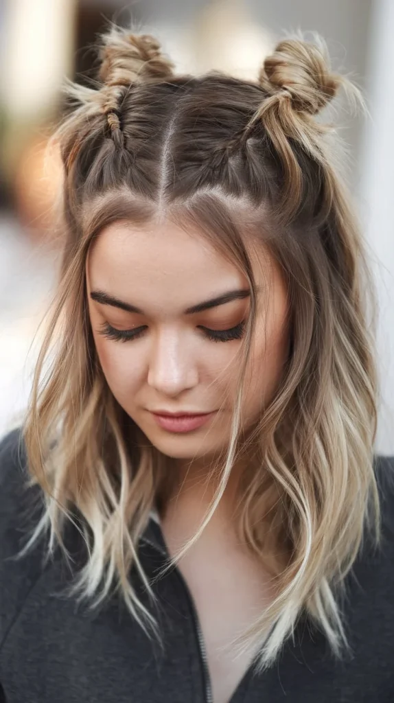 Half-Up, Half-Down Twist