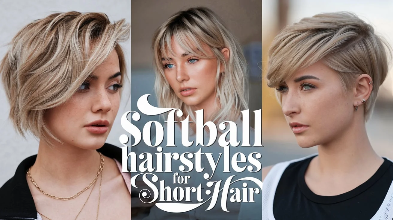 Softball Hairstyles for Short Hair